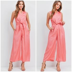 EN CREME Sophisticated Chic Pink Jumpsuit 💗